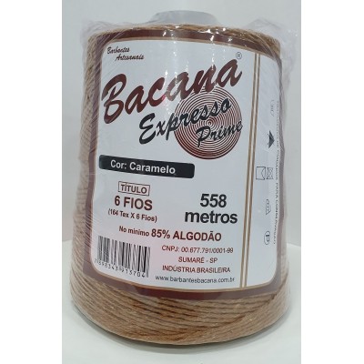 BARBANTE EXPRESSO CARAMELO 6 FIOS 600G.