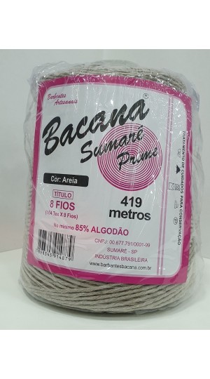 BARBANTE SUMARÉ AREIA 8 FIOS 600G.