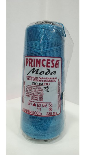 LINHA PRINCESA MODA 32 AZUL PACÍFICO