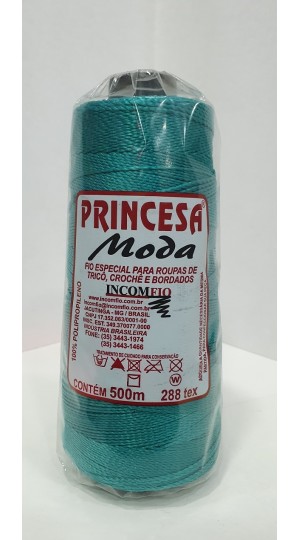 LINHA PRINCESA MODA 34 AZUL PISCINA