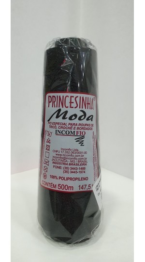 LINHA PRINCESINHA MODA 21 PRETO