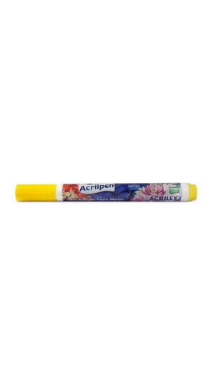 MARCADOR P/ TECIDO ACRILPEN AMARELO OURO 505 ACRILEX
