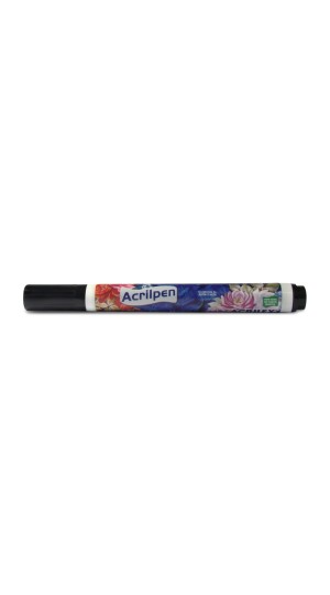 MARCADOR P/ TECIDO ACRILPEN PRETO 520 ACRILEX