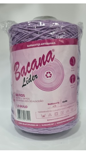 BARBANTE LIDER LILÁS 8 FIOS 1,0KG.