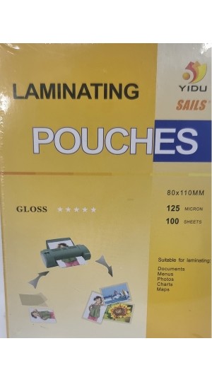 POUCHES PARA PLASTIFICAÇÃO 80X110X005MM