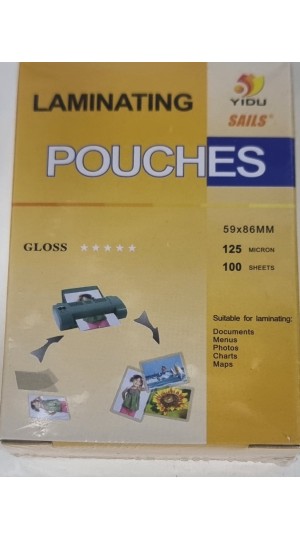 POUCHES PARA PLASTIFICAÇÃO 59X86X005MM