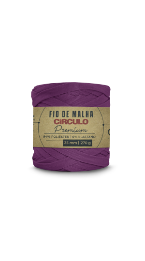 FIO DE MALHA CIRCULO PREMIUM - COR 6291 VINHO QUENTE