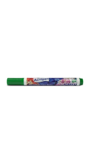 MARCADOR P/ TECIDO ACRILPEN VERDE MUSGO 513 ACRILEX