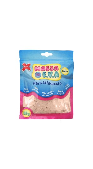 MASSA DE EVA 50G. BEGE MAKE MAIS