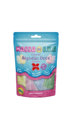 MASSA DE EVA 50G. 5 CORES 13074 MAKE MAIS